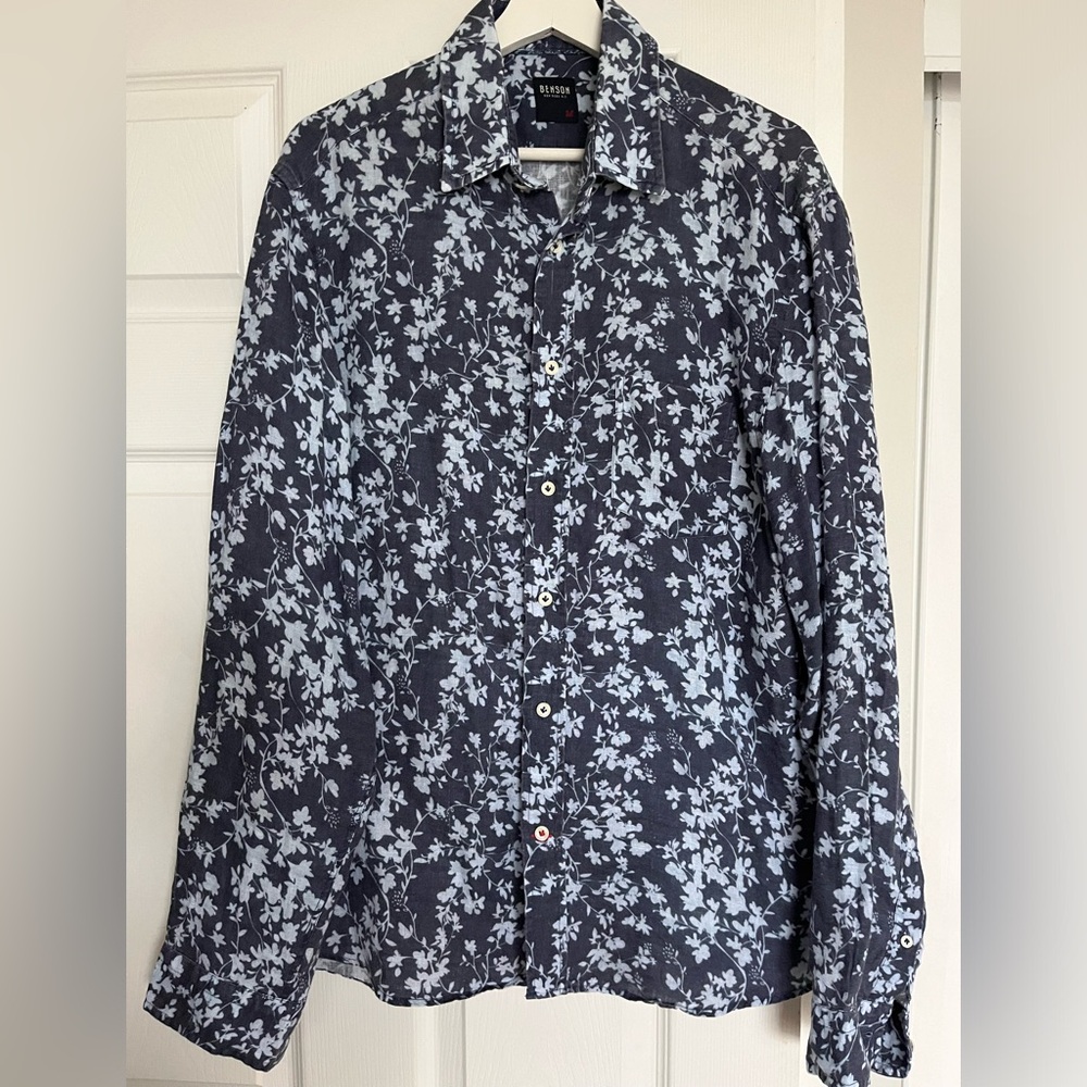 Linen blouse size M